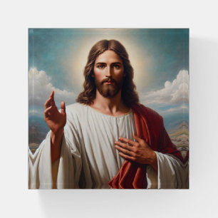 JESUS SQUARE PAPERWEIGHT