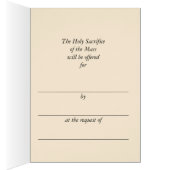 Jesus St. John Catholic Mass Offering Card (Inside (Right))