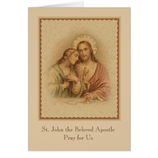 Jesus & St. John the Apostle Prayer Cards (Front)
