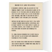 Jesus & St. John the Apostle Prayer Religious Cards (Inside (Left))