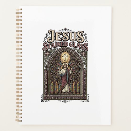 Jesus Stained Glass Jesus Stained Glass Cathedral  Planner