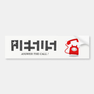 JESUS STAR ANSWER THE CALL BUMPERSTICKER BUMPER STICKER