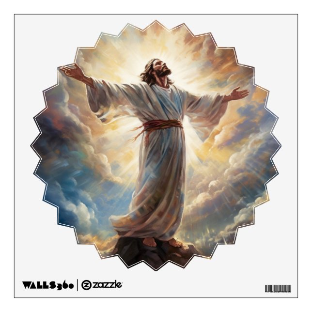 Jesus Starburst Decal (Front)