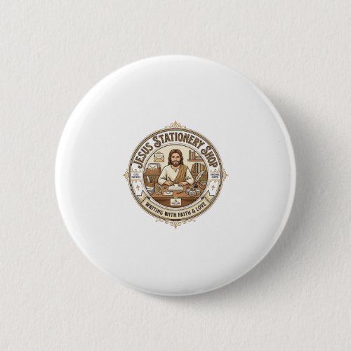 Jesus Stationery Shop Jesus Stationery Shop Christ Button