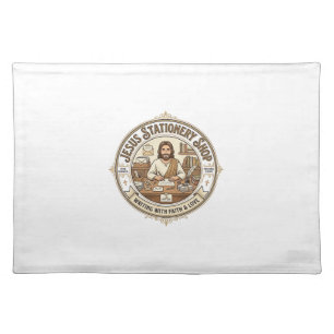 Jesus Stationery Shop Jesus Stationery Shop Christ Cloth Placemat