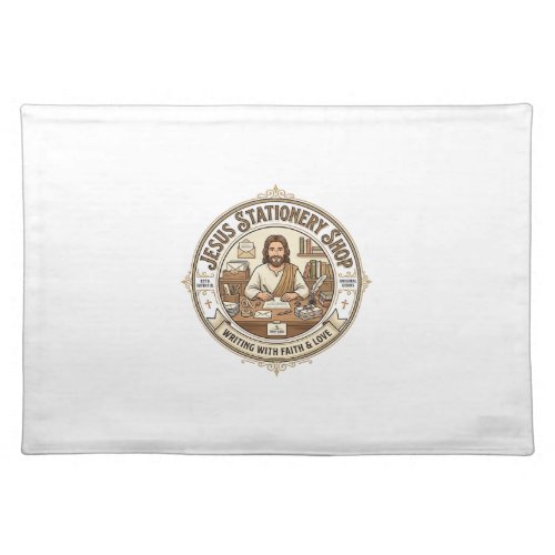 Jesus Stationery Shop Jesus Stationery Shop Christ Cloth Placemat