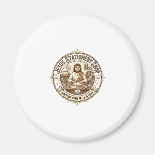 Jesus Stationery Shop Jesus Stationery Shop Christ Magnet