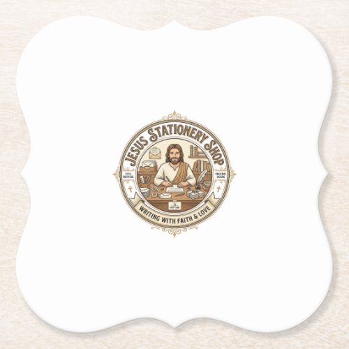 Jesus Stationery Shop Jesus Stationery Shop Christ Paper Coaster