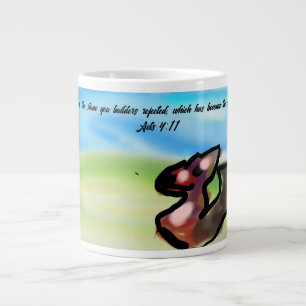 jesus stone giant coffee mug