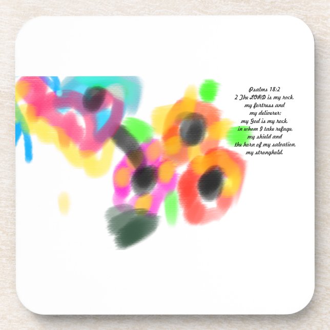 Jesus stronghold  beverage coaster (Front)