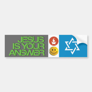 Jesus stuff bumper sticker