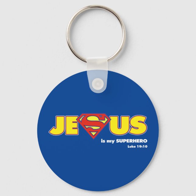 Jesus Superhero Keychain (Front)