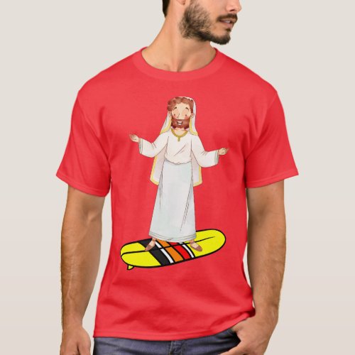 Jesus Surfing T_Shirt
