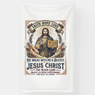 Jesus Surfing T-Shirt Inspirational Faith Banner