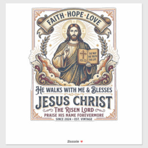 Jesus Surfing T-Shirt Inspirational Faith Sticker