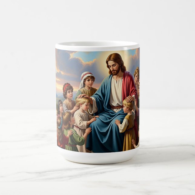 Jesus Surrounded by Children Coffee Mug (Center)