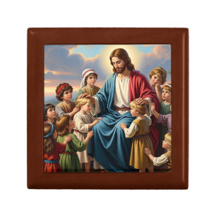 Jesus Surrounded by Children Gift Box
