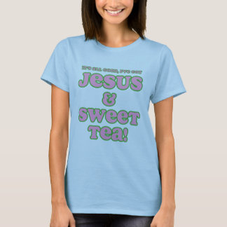 Jesus & Sweet Tea Shirt pink