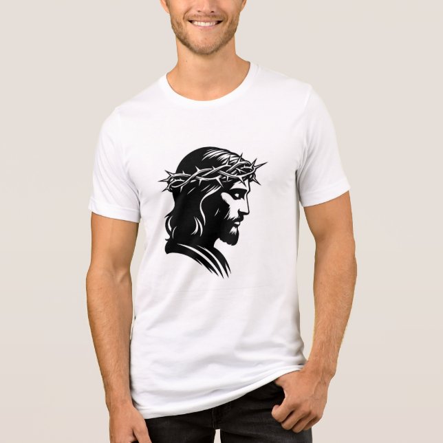Jesus T-Shirt Tri-Blend Shirt (Front)