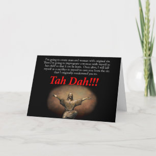 Jesus, ta da!!! Holiday card