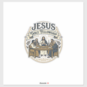 Jesus Table Fellowship Jesus Table Fellowship Chri Sticker