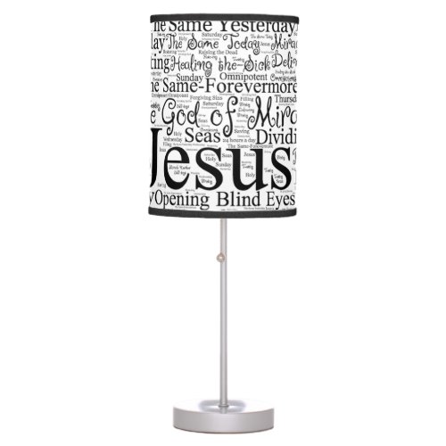 Jesus  table lamp