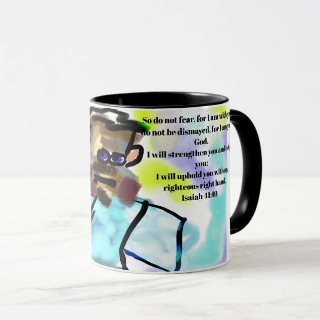 jesus take fear away mug (Front Right)
