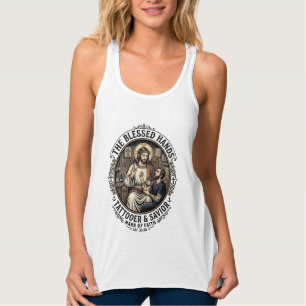 Jesus Tattoo Artist Studio T-Shirt Inspirational F Tank Top
