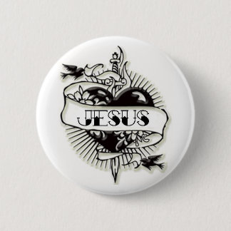 Jesus tattoo button