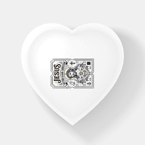 Jesus Tattoo Flash Christian Jesus Tattoo Flash Ch Paperweight
