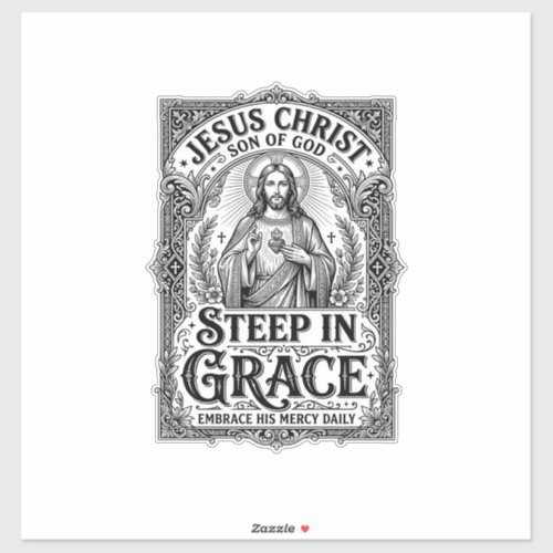 Jesus Tea Lover Graphic Tee Christian Sticker
