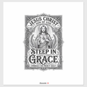 Jesus Tea Lover Graphic Tee Christian Sticker