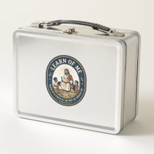 Jesus Teacher Assistant School Support Staff T-Shi Metal Lunch Box
