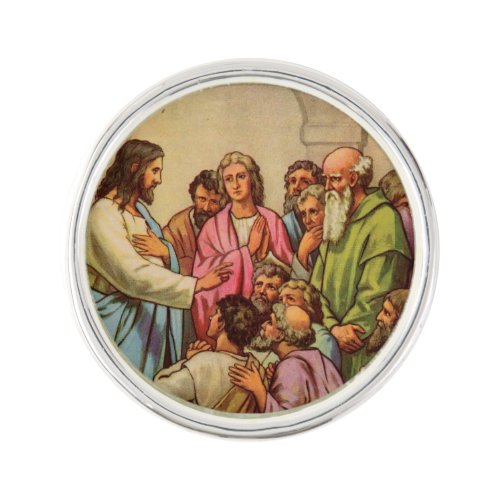 Jesus Teaches a New Commandment Pin