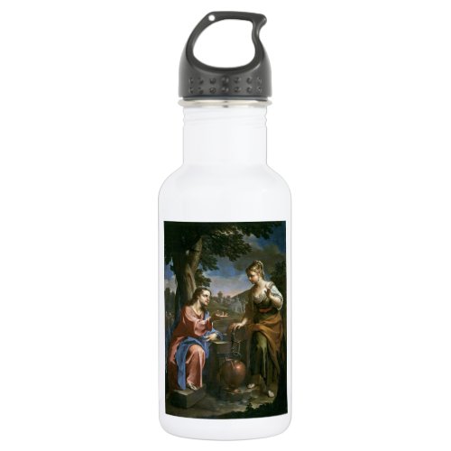 Jesus Teaches Samaritan Woman Stainless Steel Water Bottle