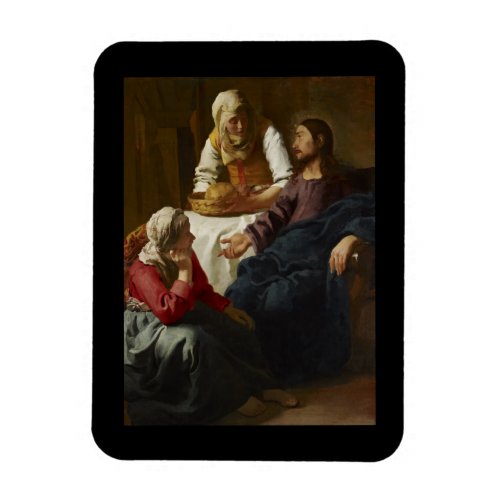 Jesus Teaching Mary and Martha Magnet