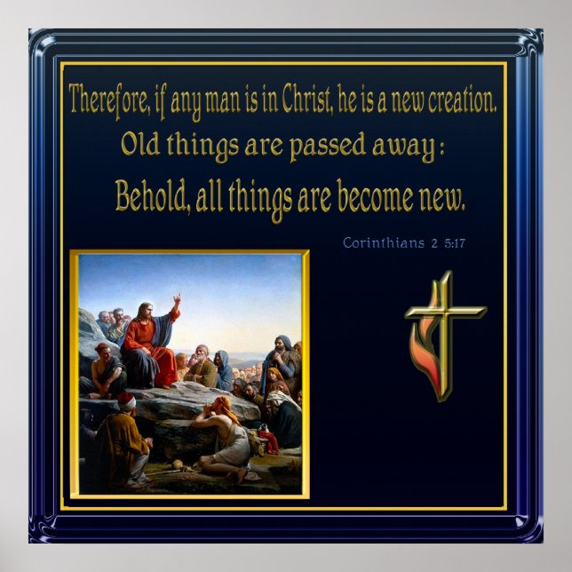 Jesus teaching poster (Front)
