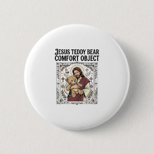 Jesus Teddy Bear Comfort Object Jesus Teddy Bear C Button