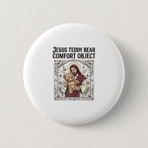 Jesus Teddy Bear Comfort Object Jesus Teddy Bear C Button