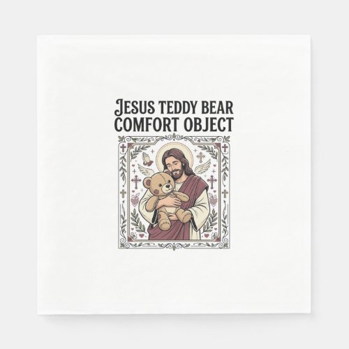 Jesus Teddy Bear Comfort Object Jesus Teddy Bear C Napkins