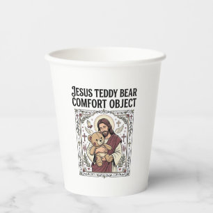 Jesus Teddy Bear Comfort Object Jesus Teddy Bear C Paper Cups