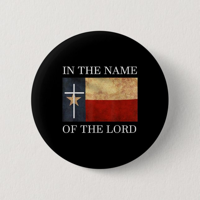 Jesus Texas Christian  Button (Front)
