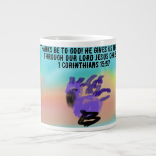 jesus thank you giant coffee mug