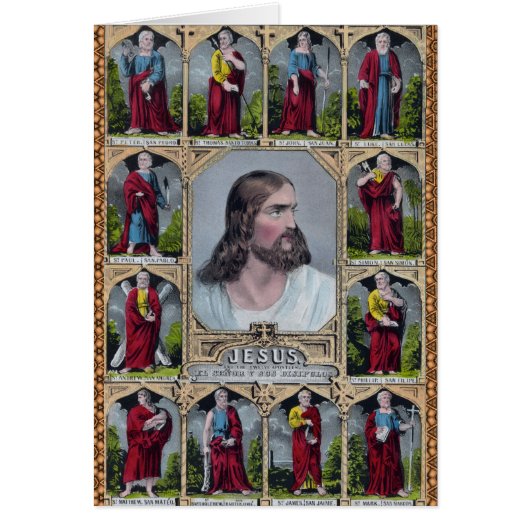 Jesus & The 12 Apostles Cards (Front)