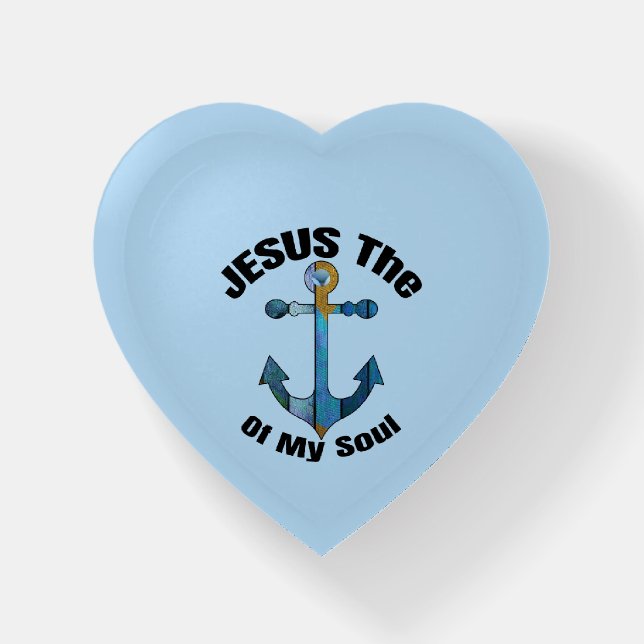 JESUS THE ANCHOR OF MY SOUL PAPERWEIGHT (Front)