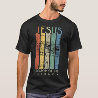 JESUS The Creator of the Rainbow Noah and the Ark T-Shirt