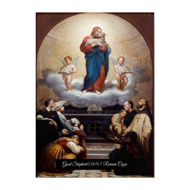 Jesus the Good Shepherd Acrylic Print (Front)