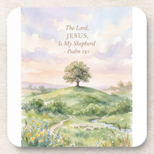 Jesus the Good Shepherd Beverage Coaster