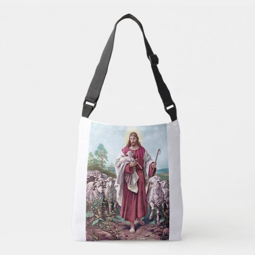 Jesus The Good Shepherd  Crossbody Bag