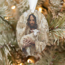 Jesus the Good Shepherd Holding the Lamb